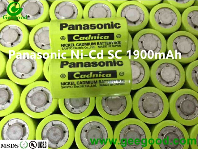 Panasonic Ni-Cd SC 1900mAh battery NI-CD SC batteries
