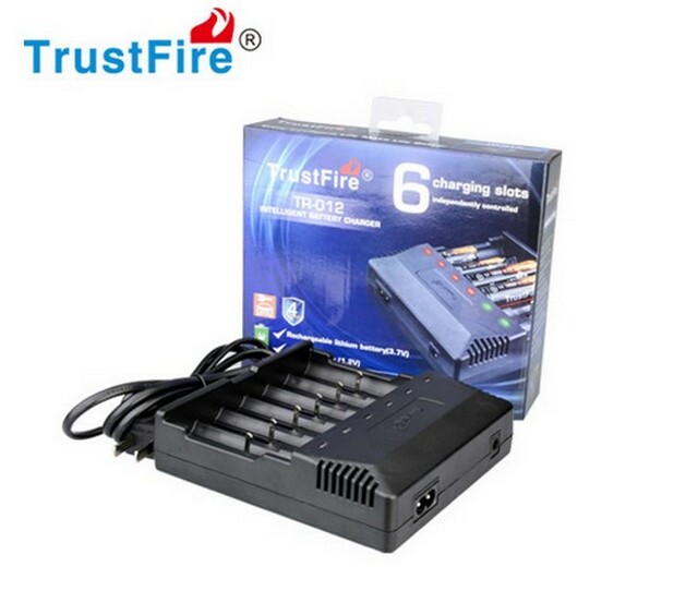 Trustfire TR-012 cheap price 6 bay battery charger