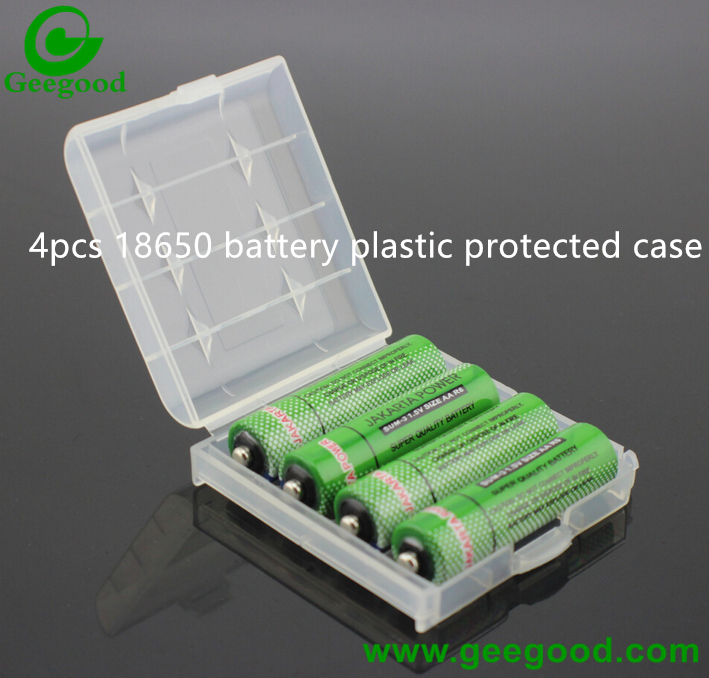 battery plastic case 4pcs battery protected case 18650 battery plastic case
