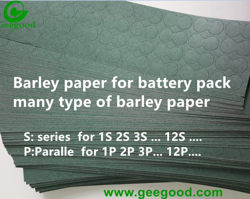 Barley paper insulation paper 2S 3S 4S 5S 6S 1P 2P 3P 4P 5P 6P barley paper for battery