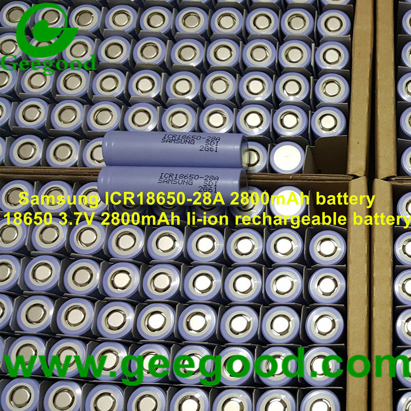 Original Samsung SDI ICR18650-28A 18650 2800mah 3.7V li ion battery Samsung 28A