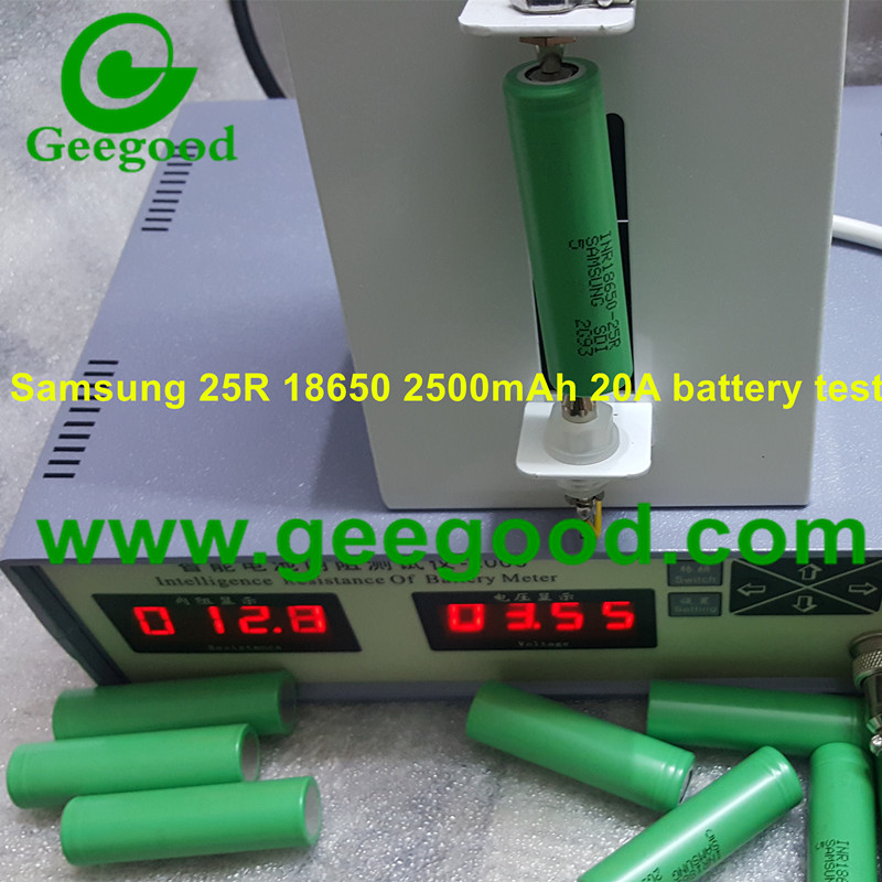 Samsung 18650 25R 2500mAh 20A 18650 power battery for vape power tools