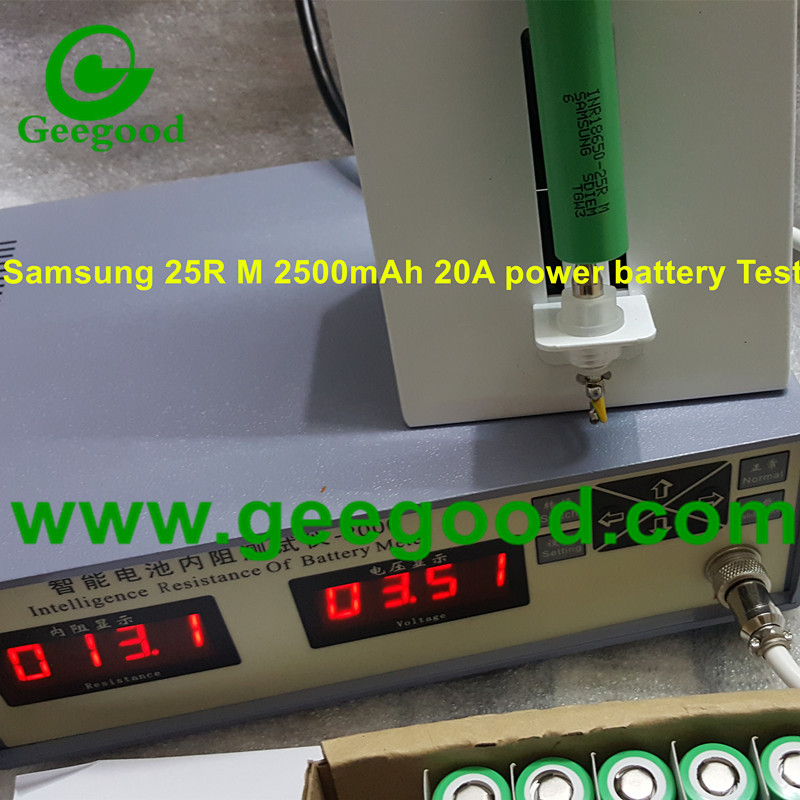 Samsung 18650 25R 25R M 2500mAh 20A High amp 18650 batteries for vape