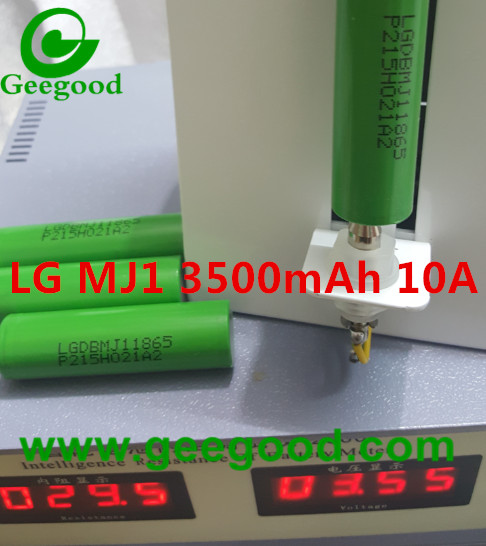 LG MJ1 3500mAh 10A power LGDBMJ11865 made in korea 18650 battery