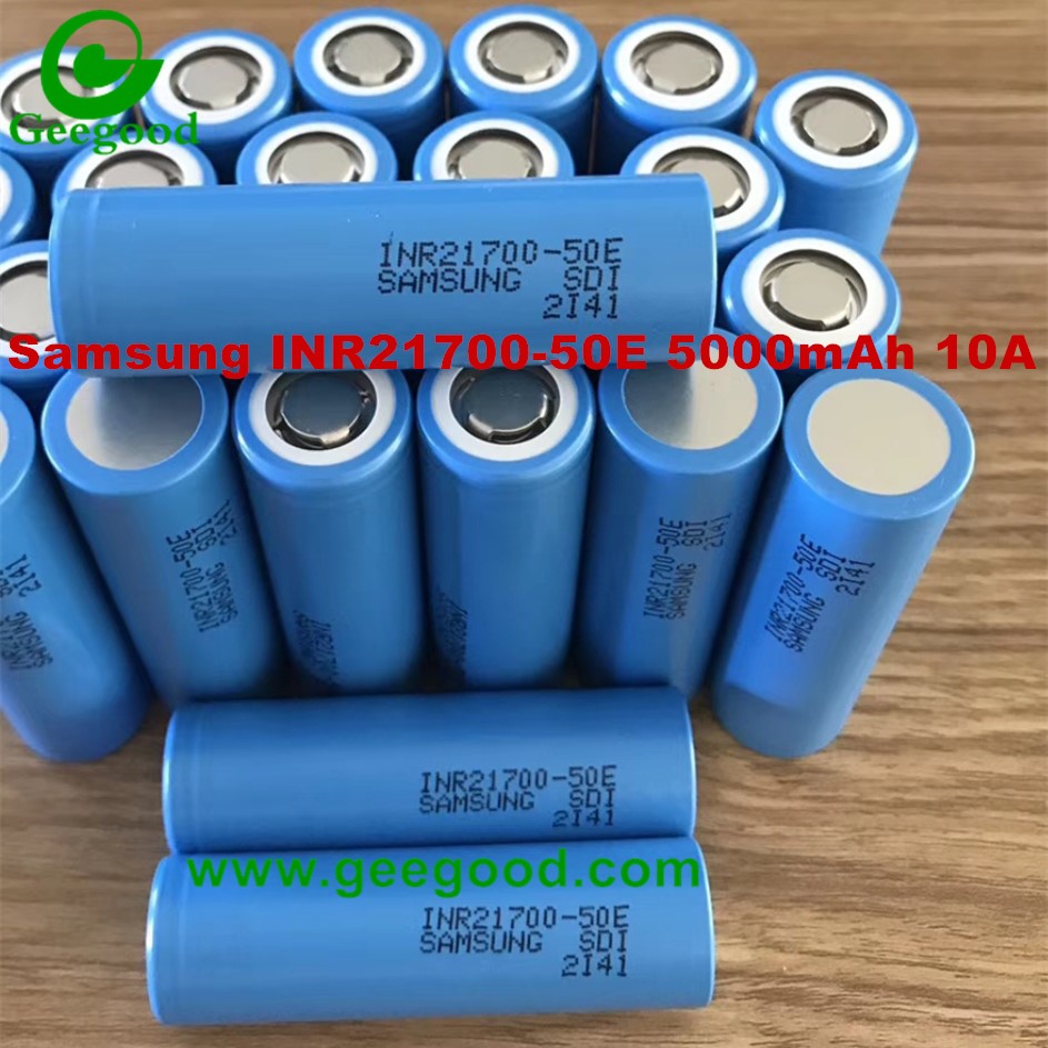 Samsung 21700 50E INR21700-50E 5000mAh 10A Li-ion battery