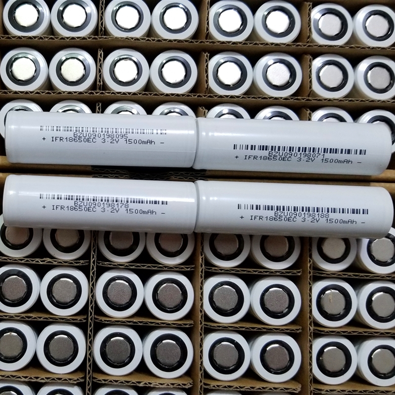 Cylindrical IFR18650EC 3.2V 1500mAh 3C 18650 LiFePo4 3.2V battery