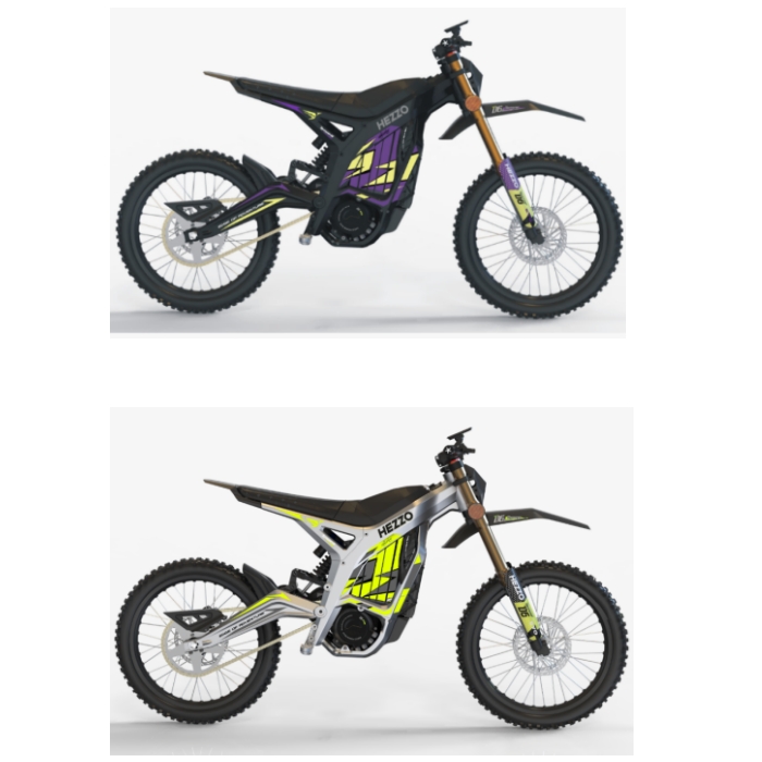 Electric motorcycle E-motor D6Pro 72V 13000W