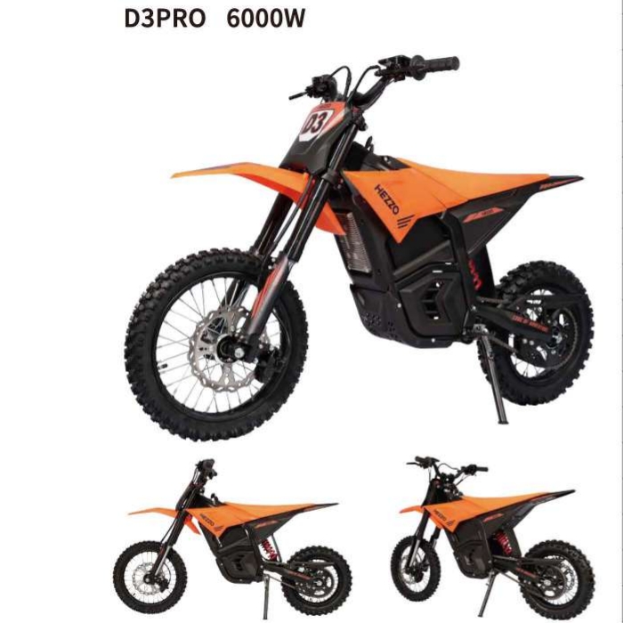 Electric motorcycle E-motor D3PRO 60V 6000W